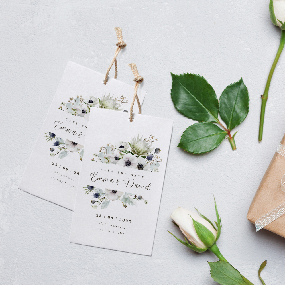 Swing Tag Gift Tag Style STOCK IMAGE WEDDING