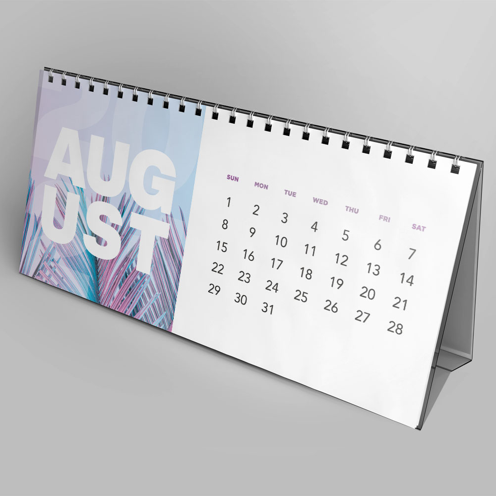 Shropshire Printing dl desk calendar