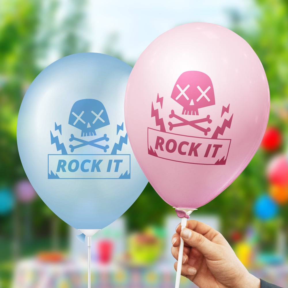 Latex balloons for an event