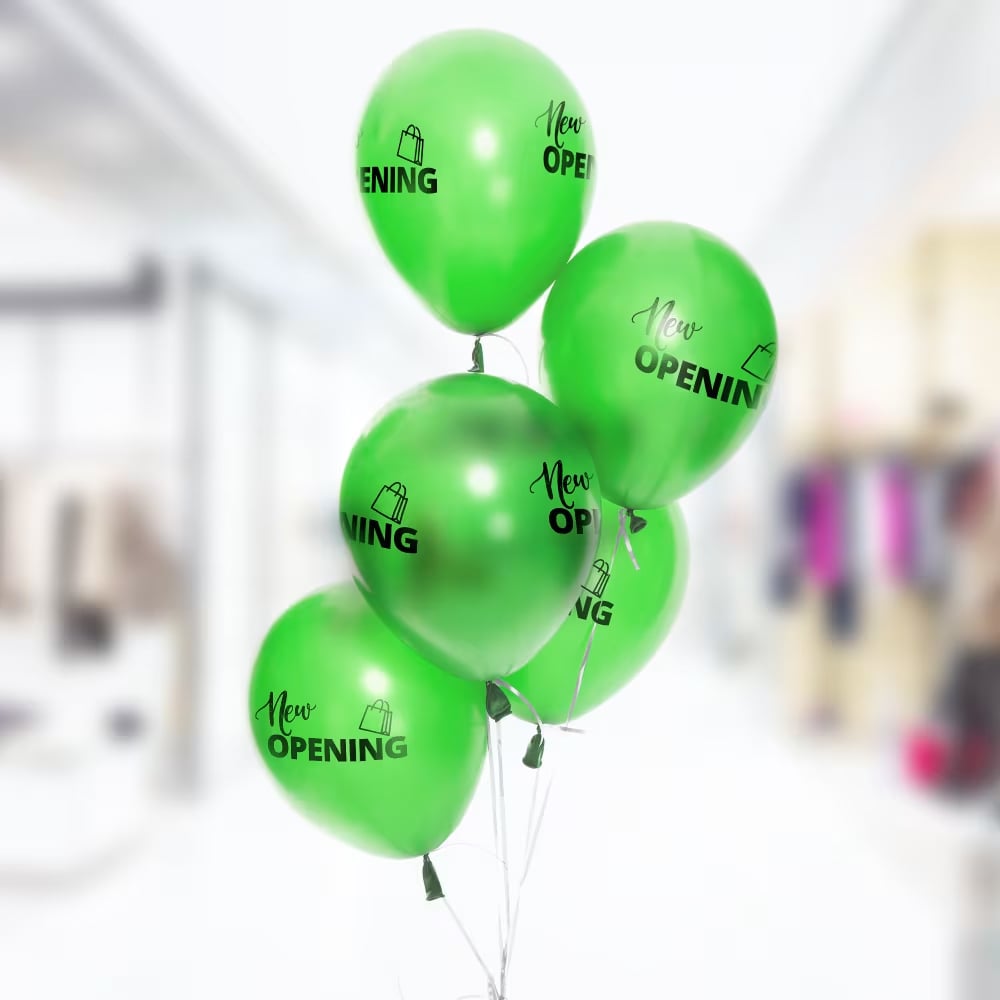 Latex balloons for an open day