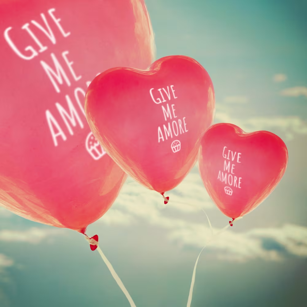 Shropshire Printing Heart balloons
