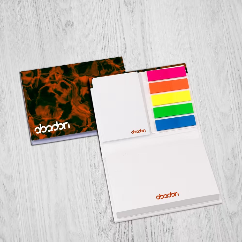 Shropshire Printing Sticky Notes with Printed Hard Cover
