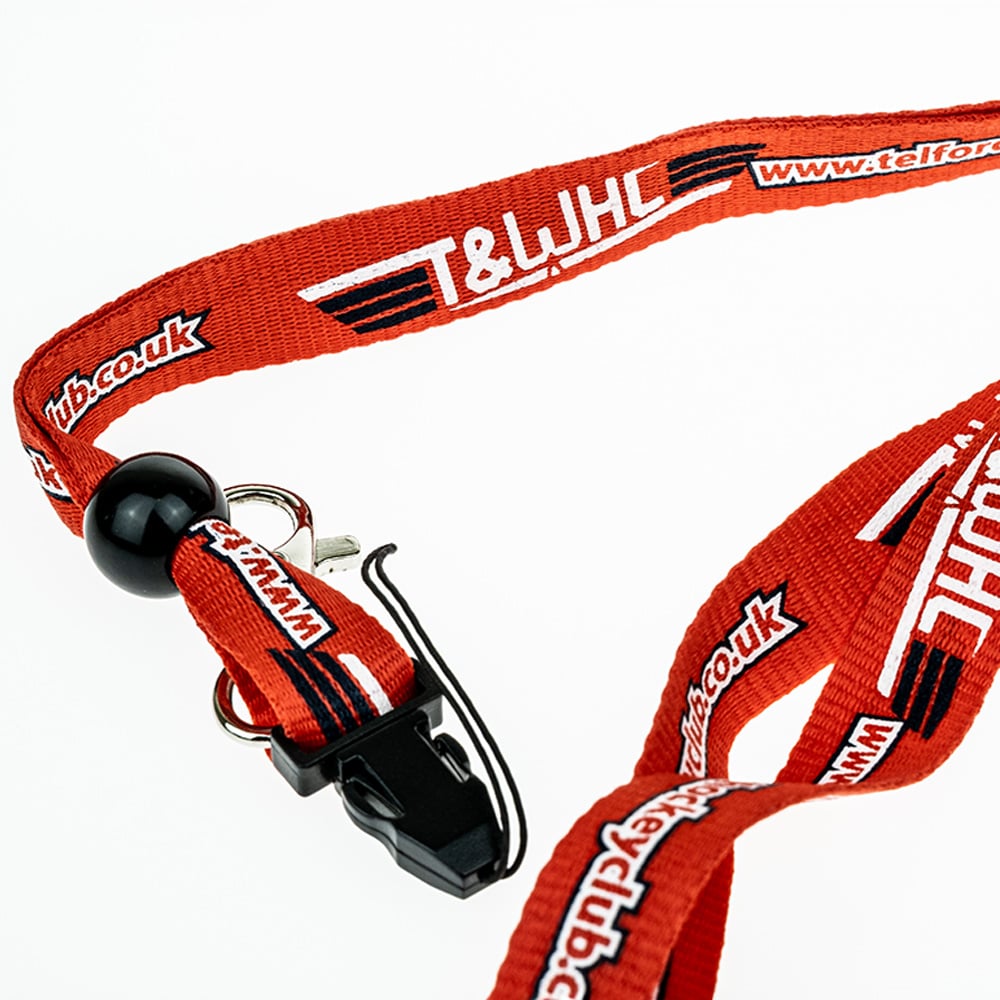 Clip of flat lanyard
