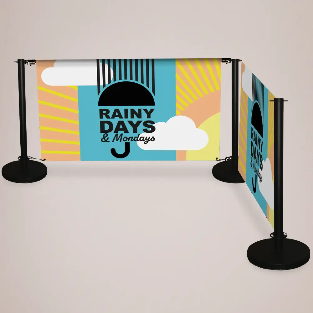 Shropshire Printing Cafe Barriers Printed