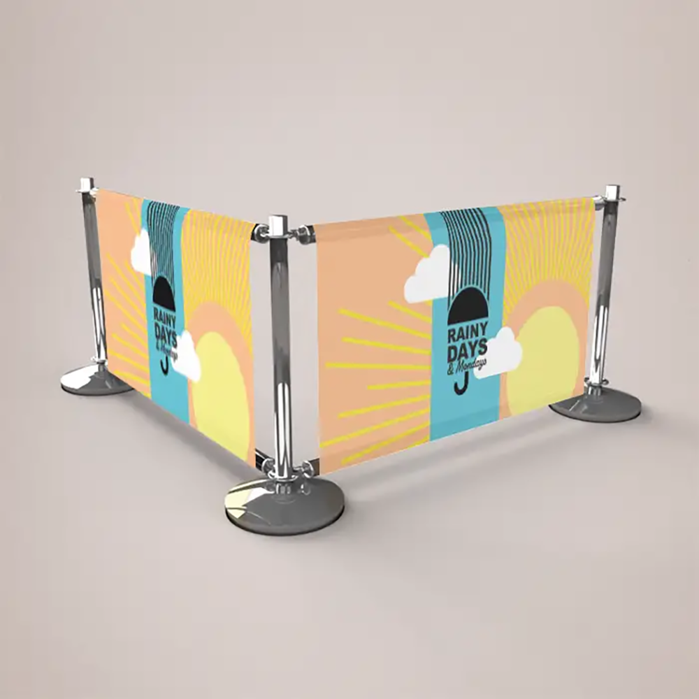 Shropshire Printing Cafe Barriers pair
