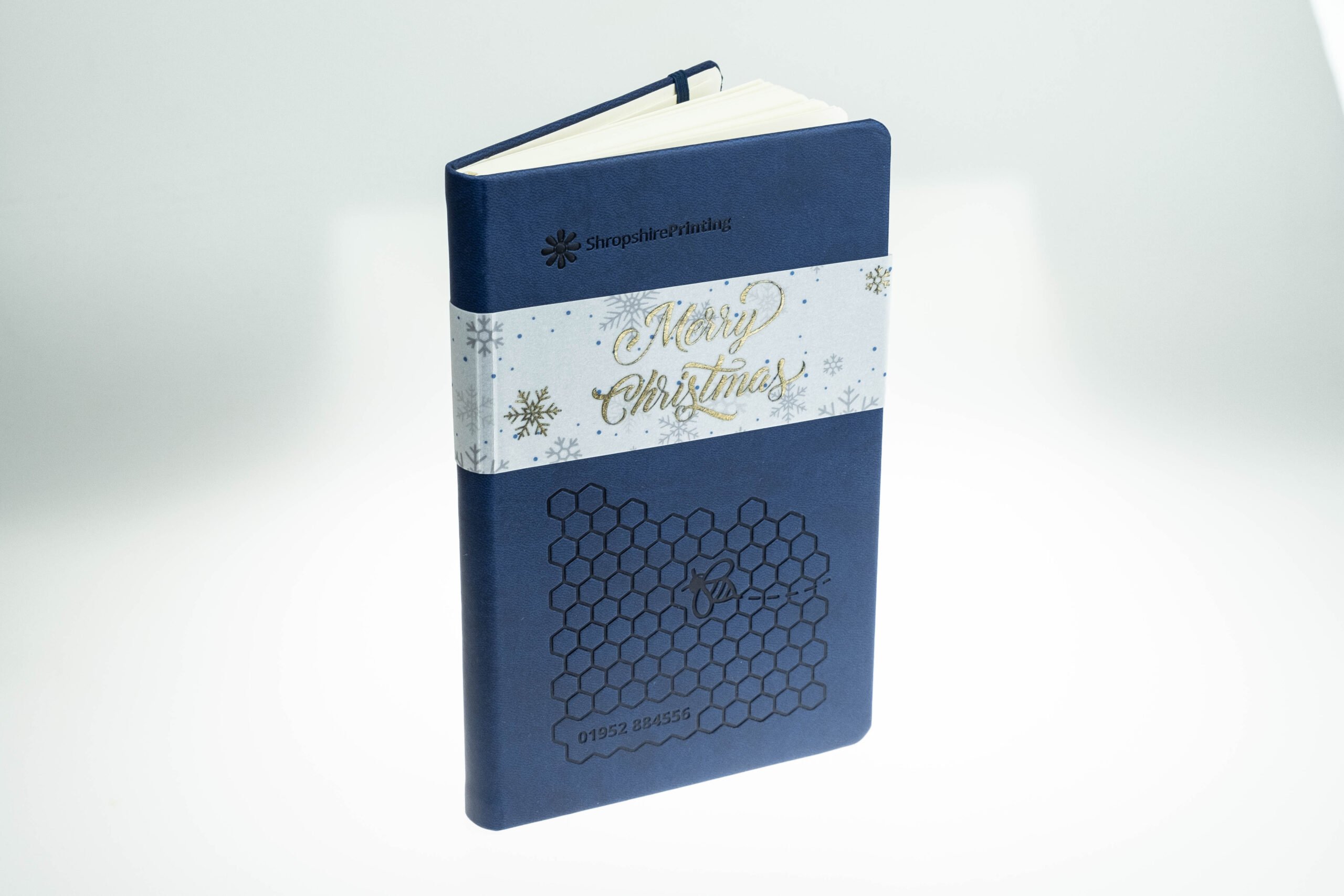 Printed notebook with sleeve