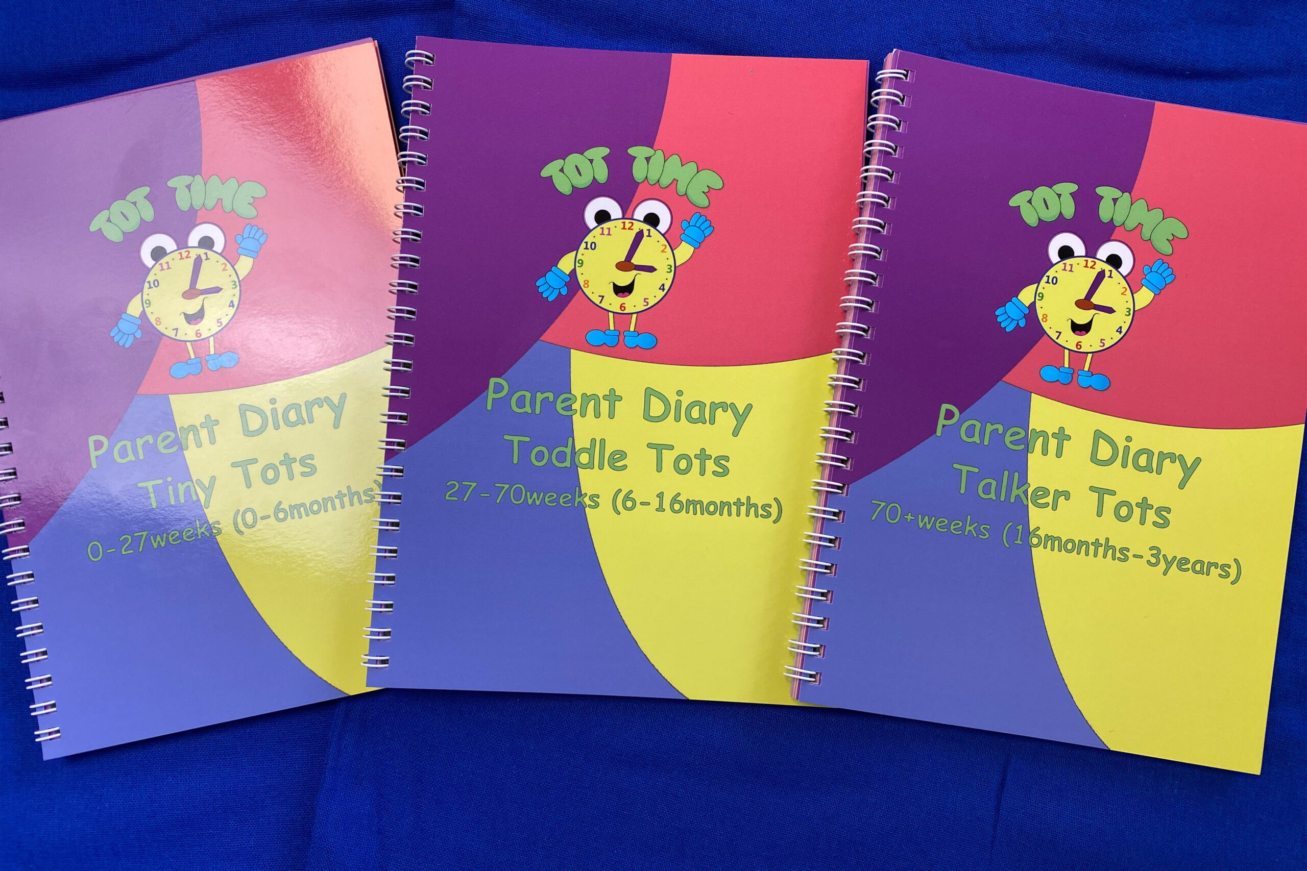 Bespoke Wirobound Diary for Pre School Tot Time scaled