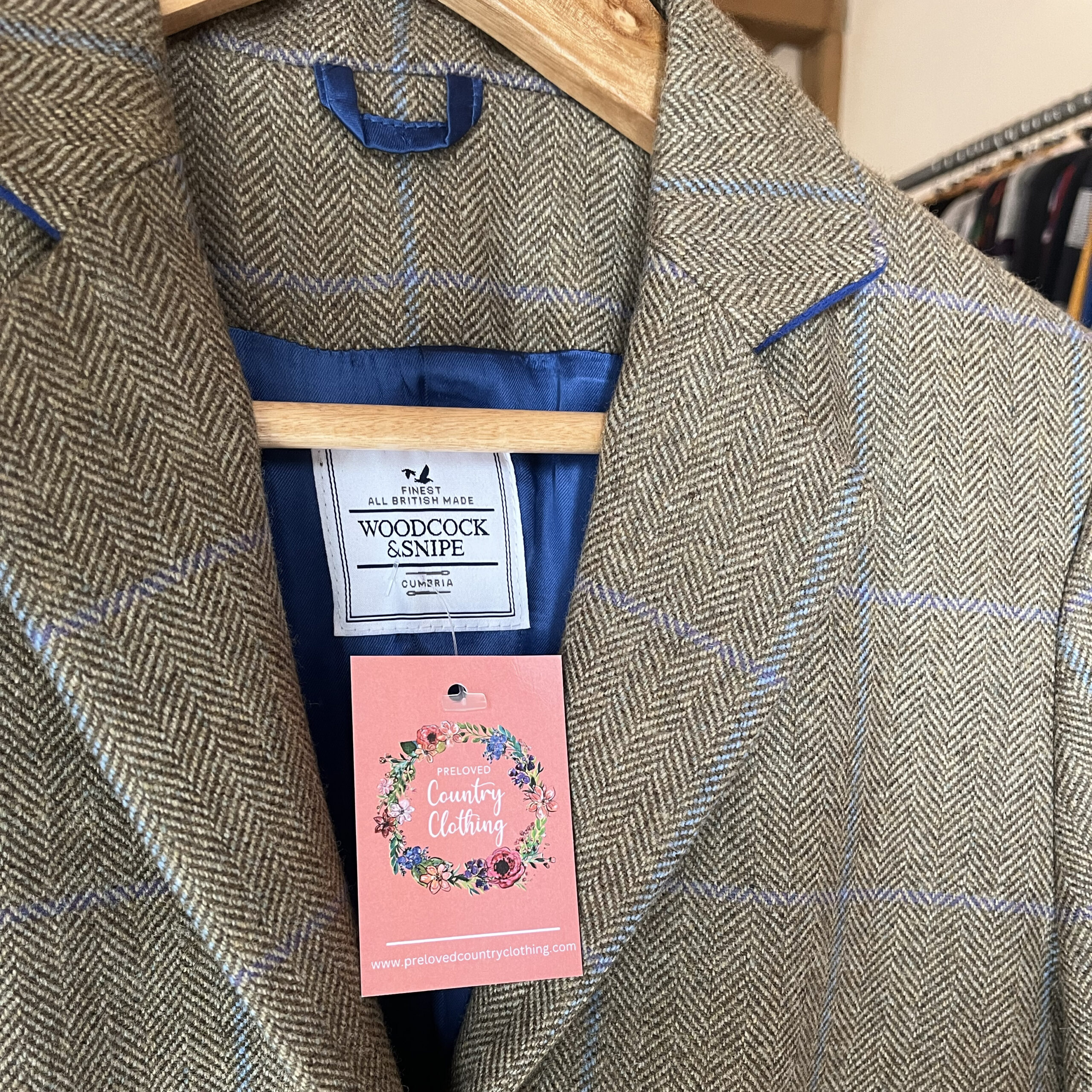 Country Clothing Swing Tags on Blazer scaled