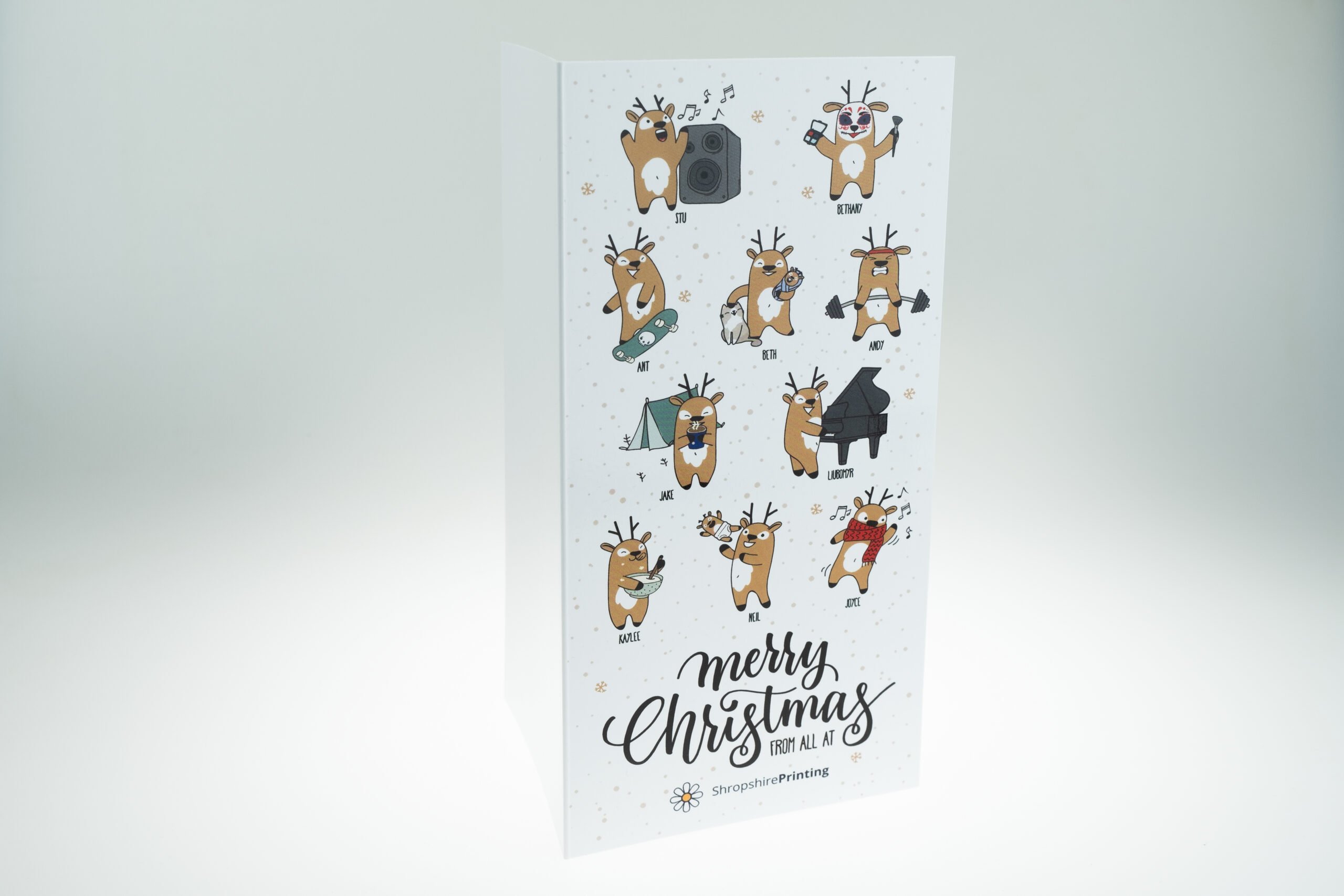 DL Tall Christmas Card with Gloss Lamination scaled