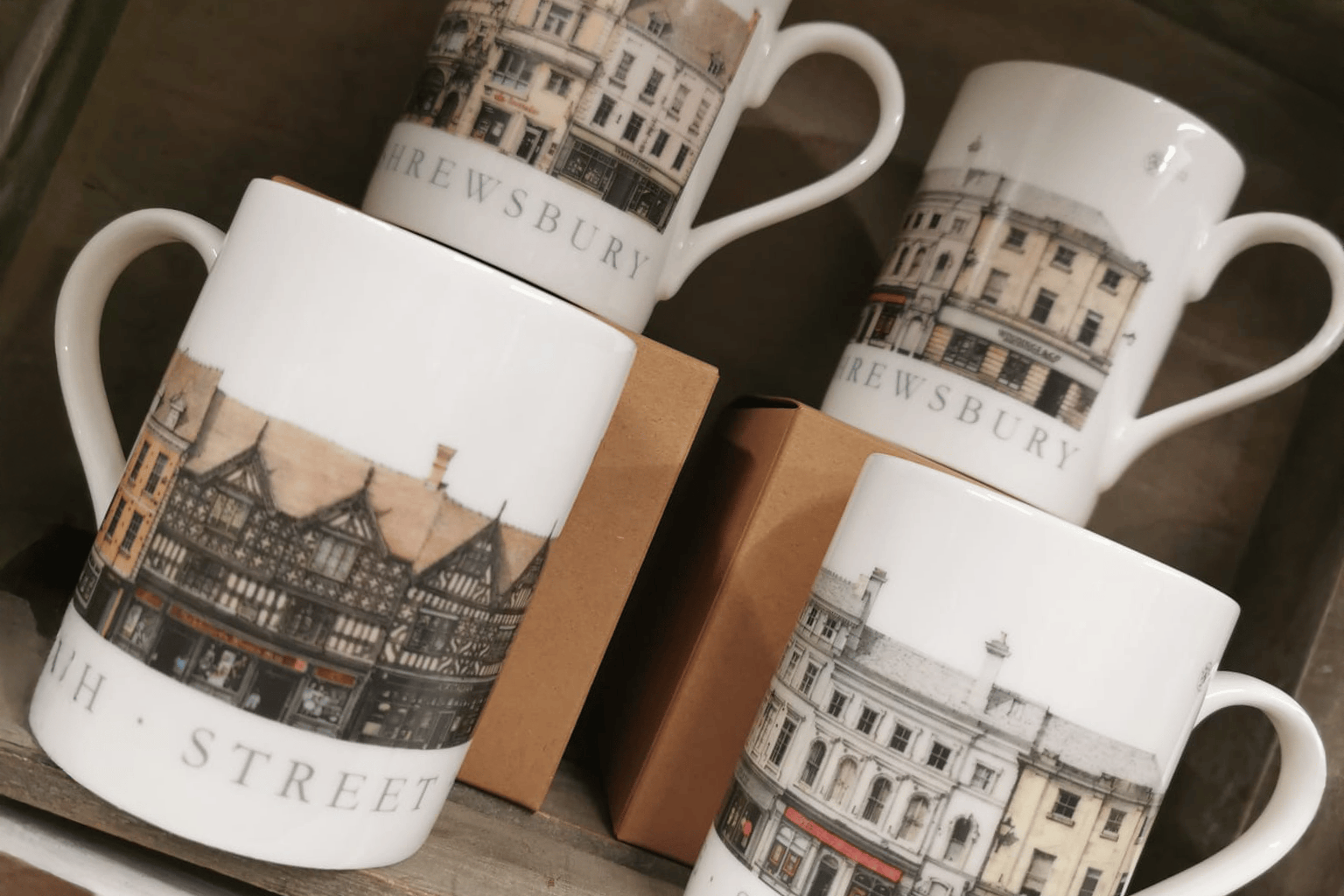 Shrewsbury Flaxmill Maltings Bone China Mug