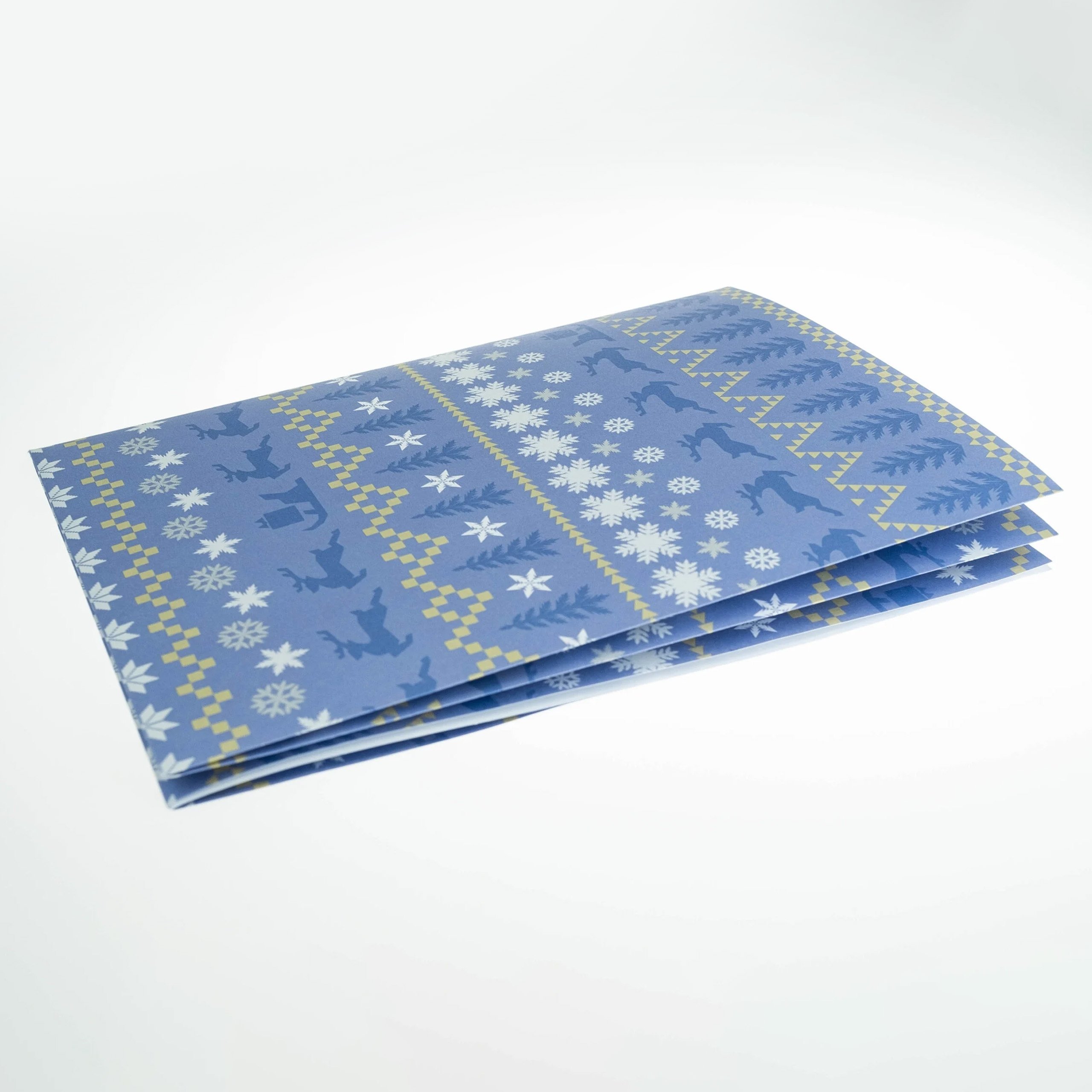 Custom Wrapping Paper Folded