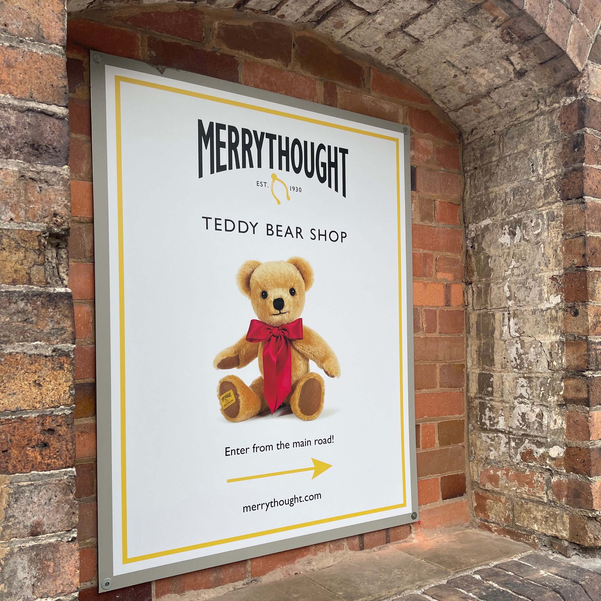 Merrythought Dibond Sign scaled