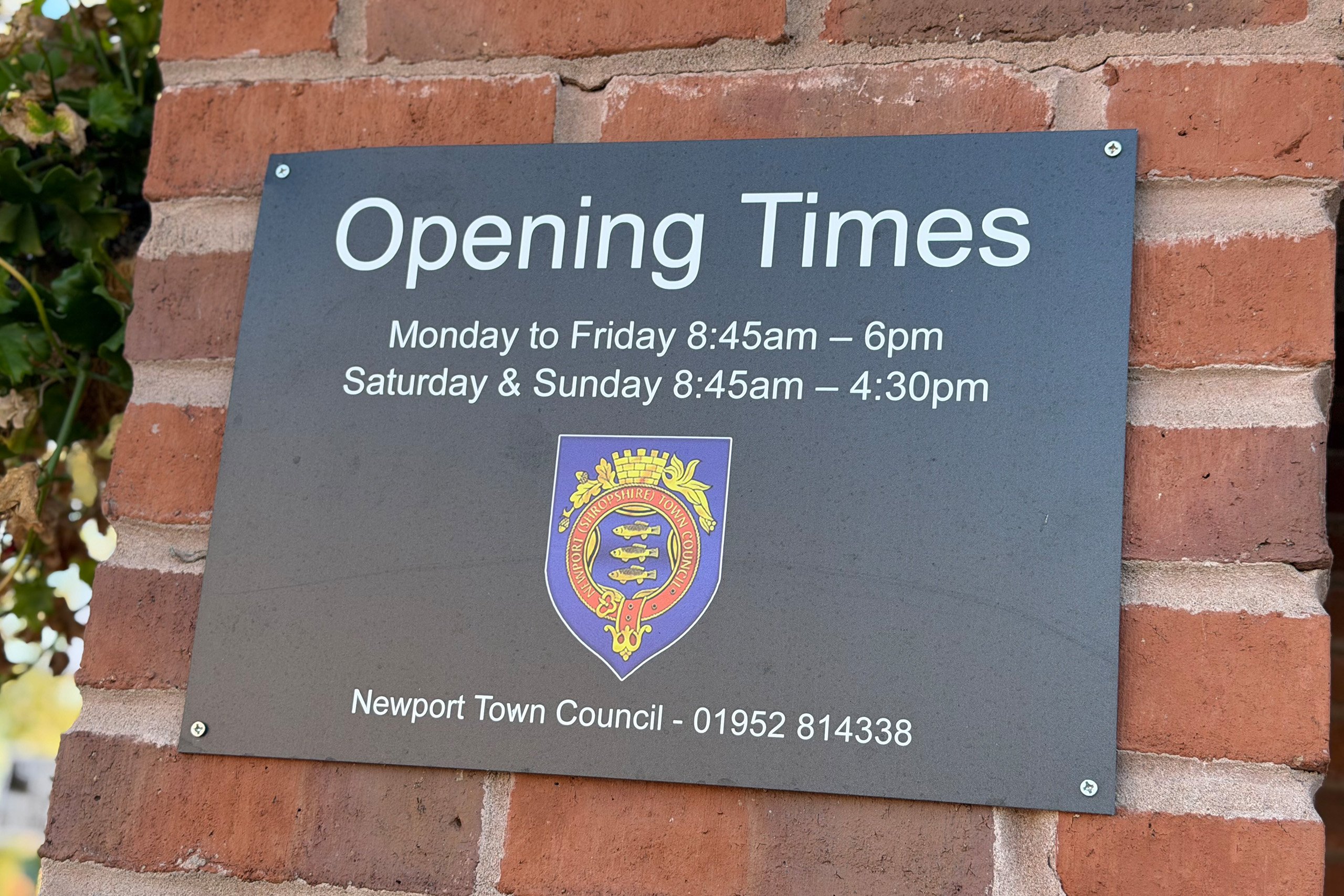 Dibond external sign from Shropshire Printing