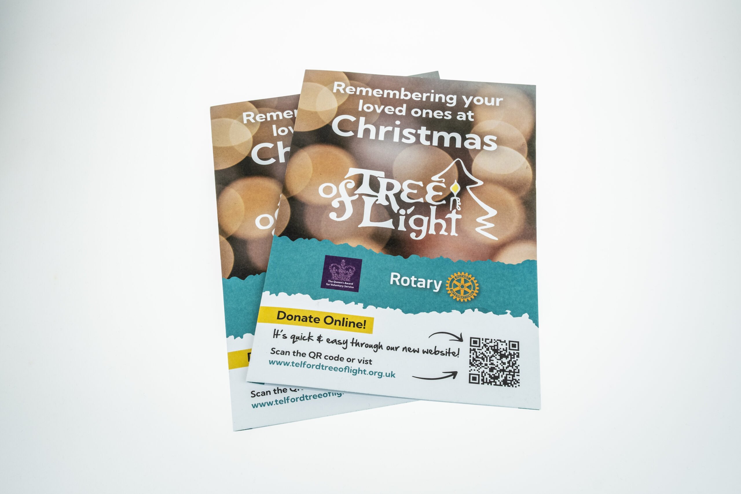 A5 donation form for the Tree of Light