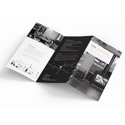 brochures and leaflets pubs and restaurants